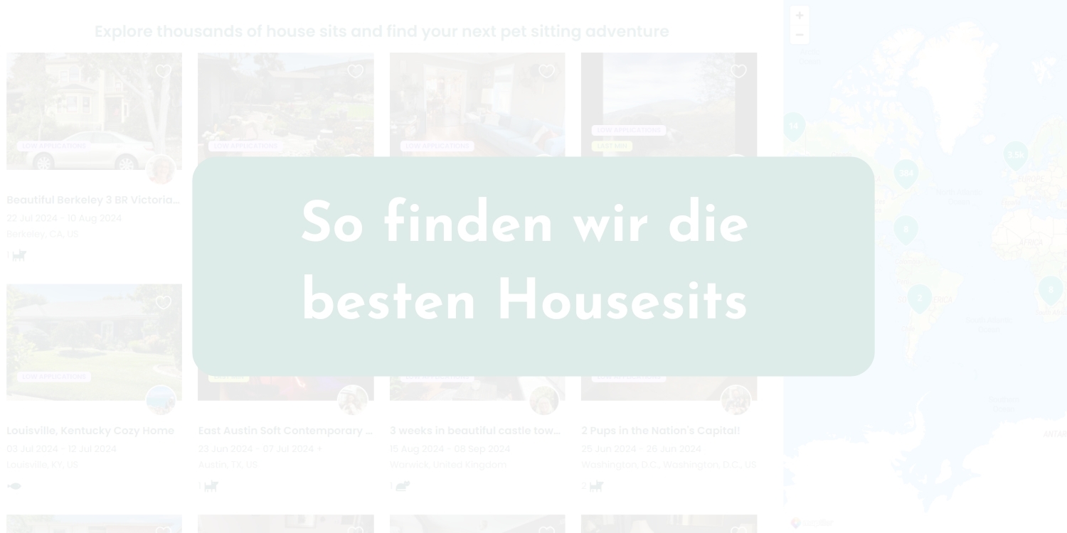 So finden wir die besten Housesits weltweit