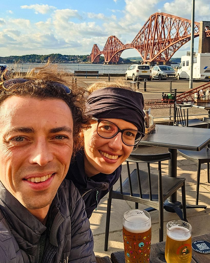 Radtour während unseres Housesitting in Edinburgh