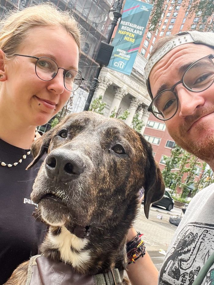 Jenni & Marc beim Housesitting in New York, USA, mit Hund Olli